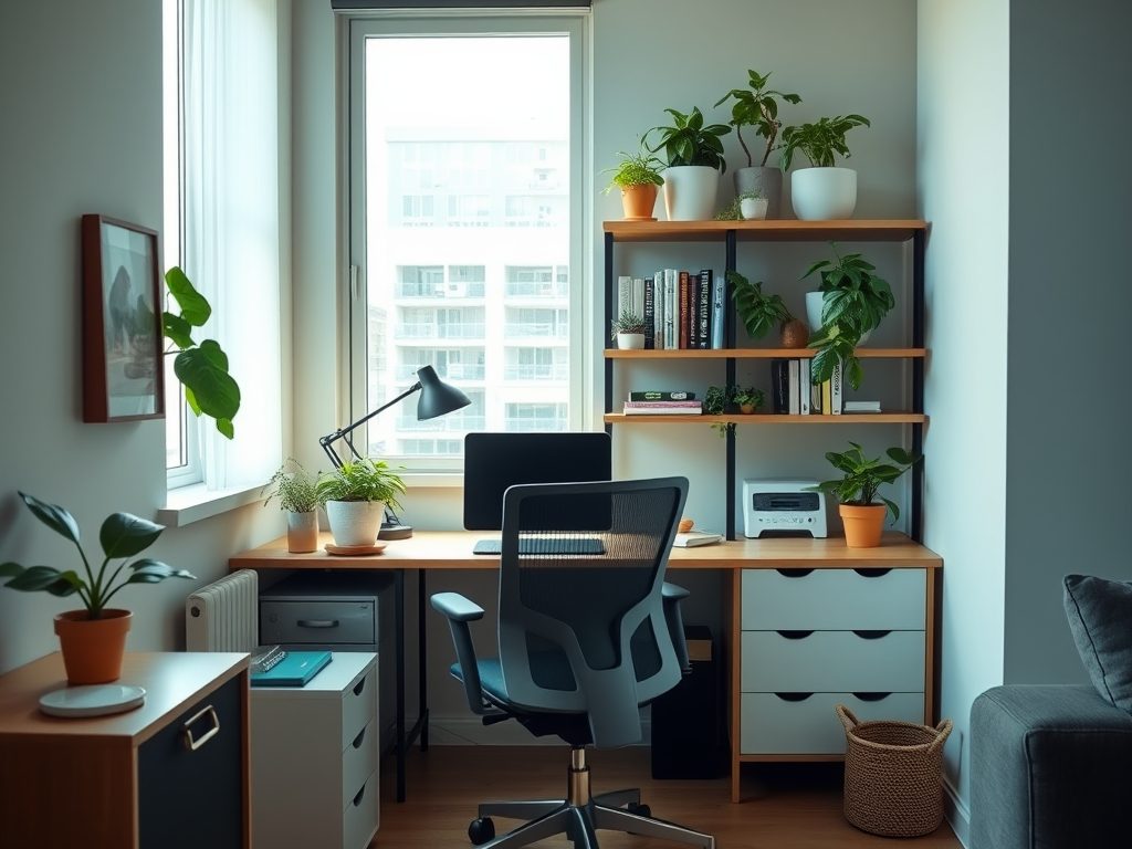 Układ mieszkania pod pracę zdalną: jak wyodrębnić funkcjonalną i wygodną strefę home office